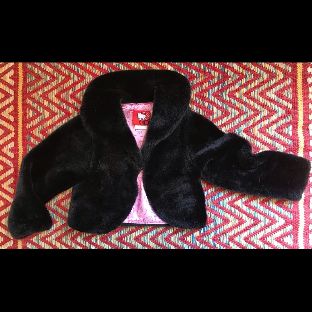 ❤️HP Hello Kitty Toddlers Fur Shrug Free shipping!